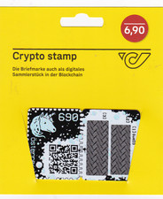 Crypto Stamps / Blau  / 5 stellig / ungebraucht / postfrisch 