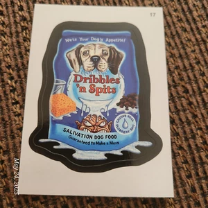 Topps Wacky Packages 2012 totalmente nuevo serie 9 cartas #17 Dribbles 'n Spits - Imagen 1 de 2