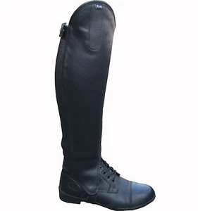 Ryda Ladies & Childrens Black Leather Horse Riding Half Chaps Gaiters 15 Sizes - Picture 1 of 1
