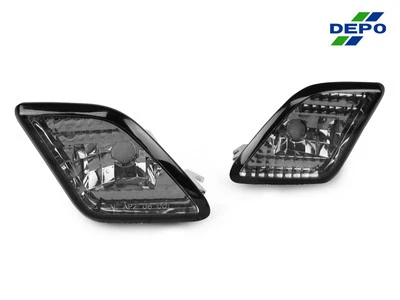 Smoke Front Bumper Side Marker Lights For 2010-2013 Mercedes Benz W221 S Class Foto 1 de 4