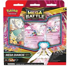 NEW Pokémon TCG Mega Diancie ex Bundle Lot Mega Battle Deck Trading Card Game - Bild 1 von 9