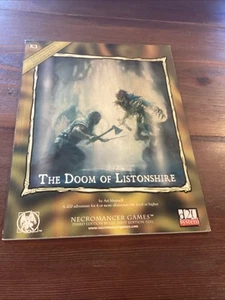 Necromancer d20 Modules Doom of Listonshire Very Good - Picture 1 of 2
