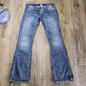 Silver Jeans Women’s Twisted Boot Cut Low Rise Medium Wash Jean SZ 28x31 (32x31) - Picture 1 of 10