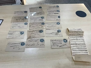 INDIEN QV Brief HALBE ANNA Reisepost 16 Umschläge einige Briefe N10 - Bild 1 von 9