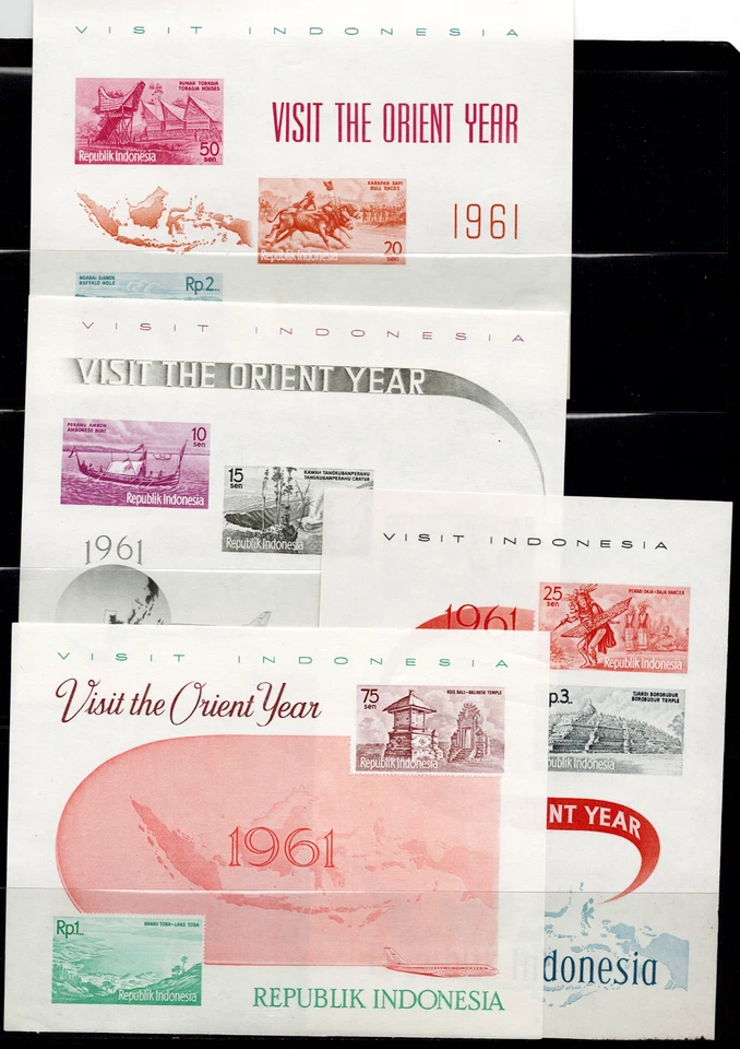 ИНДОНЕЗИЯ - Лот БЛОКОВ. Как новые без наклеек и следов - Изображение 1 из 1