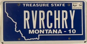 Vanity RV ARCHERY license plate River Valley Park Bow Hunter Arrow Rendezvous MT - Picture 1 of 7