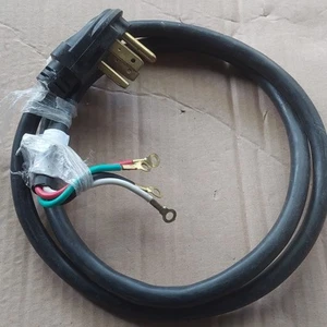 Smart Choice - 6' 30-Amp 4-poliges Trocknerkabel mit Ösenklemmen - Schwarz GEBRAUCHT - Bild 1 von 9
