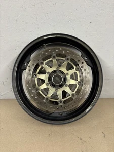2007 2006 Honda Cbr1000rr Oem Front Wheel Rim Rotors Straight #0126 - Picture 1 of 11
