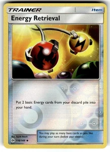 Pokemon - Energy Retrieval - 116/149 - Shining Legends- Reverse Holo - NM - Picture 1 of 2