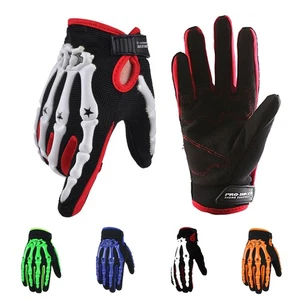 Guantes de Ciclismo Hueso Esqueleto Motocicleta Bicicleta Guantes Escalada Dedo Completo - Imagen 1 de 14