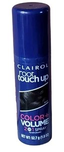 Clairol Root Ritocco Colore Capelli Nero + Volume 2 in 1 Spray Temporaneo Tintura Capelli - Foto 1 di 10