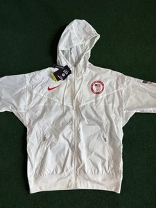 Nike White Team USA Olympic Windrunner Men's Full-Zip Jacket - Picture 1 of 3