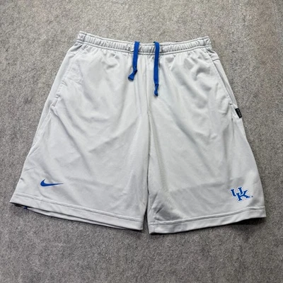 Kentucky Wildcats Nike Shorts Men S Gray DRI-FIT Football Athletic 9" - Image 1 of 4