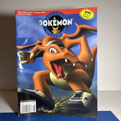 Beckett Collector Pokemon Charizard Magazine Vol 3 #8 w/ Poster WOTC - Image 1 of 4