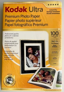 Kodak Ultra Premium Fotopapier 4" x 6" glänzend 100 Blatt - neu, versiegelt - Bild 1 von 5