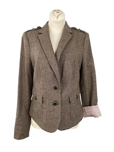 Blazer Banana Republic Heritage marrón para mujer talla 6 - Imagen 1 de 8