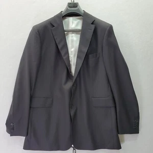 Gary Anderson Savile Row 2 Button Navy Blue Bespoke Silk Lined Dress Jacket - Picture 1 of 14