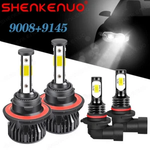 LED Headlight Hi/Lo Beam+Fog Light Kit for 2005 2006-2014 Ford F150 F250 F350 US - Imagen 1 de 11