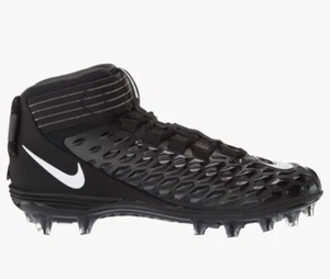 Nike Men's Force Savage Pro 2 Mid Football Cleats, Black, Size 9 - Picture 1 of 6