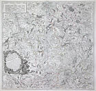 Burgund Norden Original Kupferstich Landkarte Robert de Vaugondy 1752