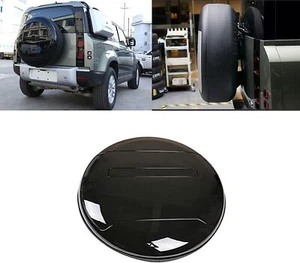 ABS Spare Tyre Tire Wheel Cover Fit for Land Rover Defender 2020-2023 (Black) - Picture 1 of 8