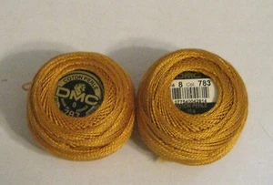 DMC Cotton Perle Thread Size 8 Needlepoint 10g France Lot of 2 - Picture 1 of 113