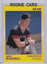 JEFF BAGWELL New Britain Red Sox 1990 STAR ROOKIE CARD Baseball RC Astros HOFer!