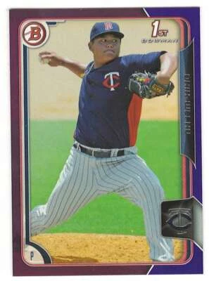 CHIH-WEI HU RC 2015 Bowman Prospects /250 Purple #BP112 ROOKIE Twins  ID:2630 - Image 1 of 2
