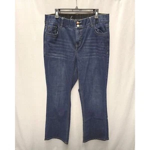 Women's Lane Bryant Bootcut 16 Regular Tighter Tummy Technology Denim Jeans - Picture 1 of 8