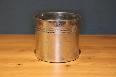 Zink Übertopf Blumentopf Pflanzdose silber Ø 14 cm *** Freese GmbH, Bad Malente - Bild 1 von 4