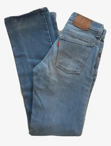 Rari Jeans Donna Lavaggio Leggeri Vintage anni '70 Levi's Orange Tab 716-0917 - Foto 1 di 22
