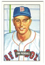 Jim Piersall 1986 Card Collectors 1951 Bowman Reprint  Rookie  #306  RC