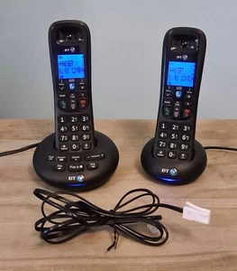 BT 3570 Twin Cordless landline handets with Call Blocker, Answer Machine - Zdjęcie 1 z 7