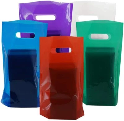 Small Plastic Bags (50 Pack) Treat Bags Party Favor Bags Goodie Bags Wilde Tyke - Image 1 of 4