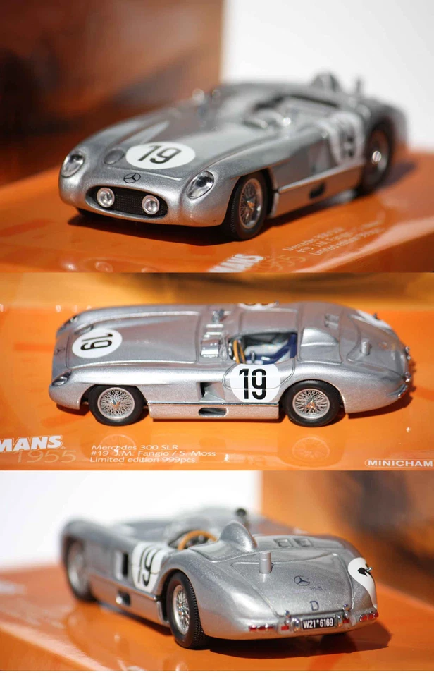 Minichamps Mercedes 300 SLR 24h du Mans 1955 1/43 433553019 - Photo 1/1