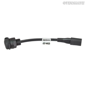 OptiMATE CABLE, O-40s, Weatherproof Bulkhead / Panel Mount SAE Power Point - Picture 1 of 5