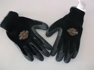 New Harley-Davidson Gloves with Natural Rubber Coating Size Small (F44F) - Picture 1 of 4