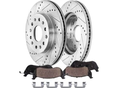 For 2018-2020 Chevrolet Traverse Brake Pad and Rotor Kit Detroit Axle 19768BBCM - Image 1 of 2