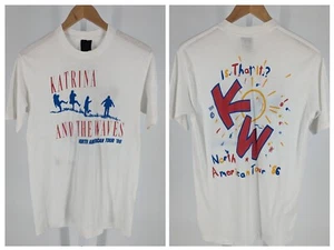 Katrina & The Waves Vintage 1986 Walking On Sunshine Rock Tour TShirt Paper Thin - Picture 1 of 5