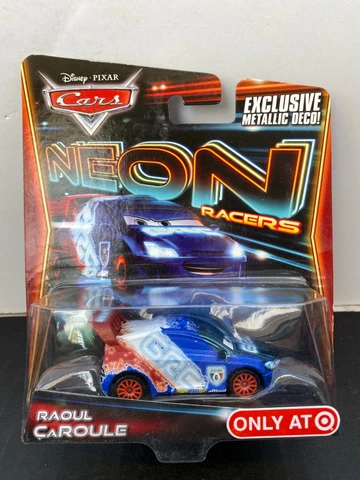 MATTEL DISNEY PIXAR CARS TARGET NEON RACERS RAOUL CAROULE Cover