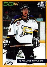 2003-04 Saskatoon Blades #8 Nicolaus Knudsen