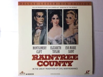 RAINTREE COUNTY Elizabeth Taylor LASERDISC NRMT cond. w/shrink!  - Image 1 of 4