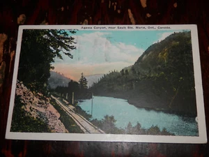 SAULT STE. MARIE ONTARIO KANADA - SELTENE POSTKARTE - AGAWA CANYON EISENBAHN - Bild 1 von 2