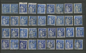 1937/39 France Type Paix 35 timbres avec variété nuance & autres /T7664 - Picture 1 of 1