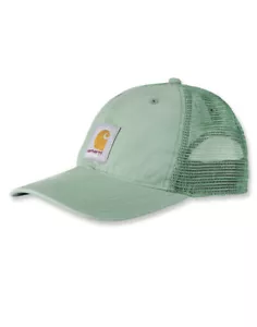 Neu authentisch Carhartt Herren Buffalo Mesh hinten verstellbar Baseballkappe Mütze grüner Riemen - Bild 1 von 6