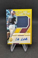 2023 Panini Elite Extra Colton Ledbetter Rookie Auto Patch RPA Gold #'d /10