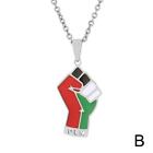 Palestine Necklace Women Men Islamic Gift Gaza Viva Palestina Jewelry- H1f5