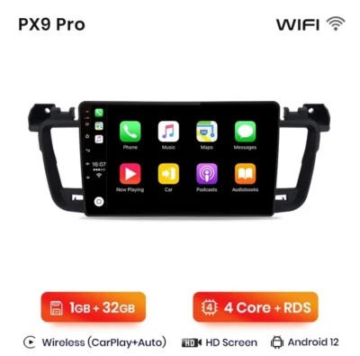 Autoradio Per Peugeot 508 2011-2018 1G+32GB CarPlay-AndroidAuto Wireless. - Immagine 1 di 4