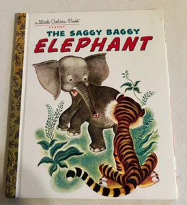 1974 A Little Golden Book- The Saggy Baggy Elephant (1) - Picture 1 of 3