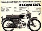 3w22876/ Alte Reklame aus 1965 – HONDA – Mokick Sport